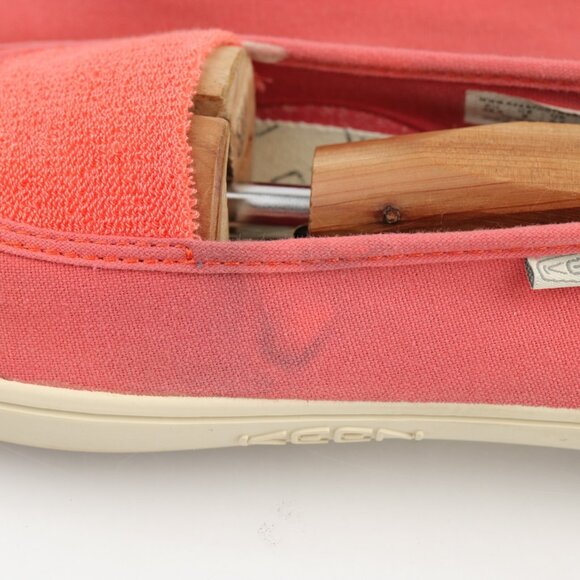 Keen Womens Maderas Slip On Shoe Size 8 Red Coral Sporty Flat Loafer Bumper Toe - Picture 6 of 12